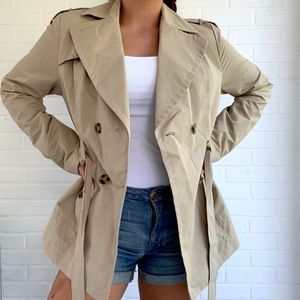 Classic Short Trench Coat